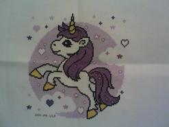 Cross stitch square for Angel's quilt
