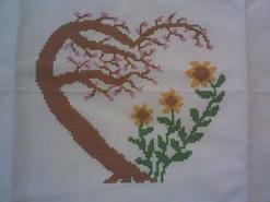 Cross stitch square for Maddison B's quilt