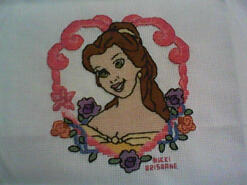 Cross stitch square for Erica's quilt