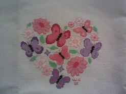 Cross stitch square for Chelsea P's quilt