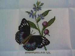 Cross stitch square for Bronte H's quilt