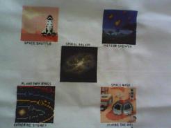 Cross stitch square for Rylee's quilt