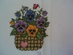 Cross stitch square for Maddison B's quilt
