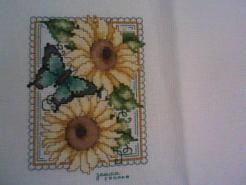 Cross stitch square for Taejarna's quilt