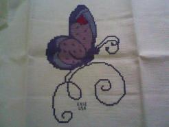 Cross stitch square for Taejarna's quilt