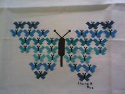 Cross stitch square for Taejarna's quilt