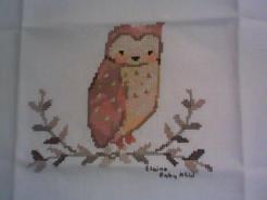 Cross stitch square for Cassian's quilt
