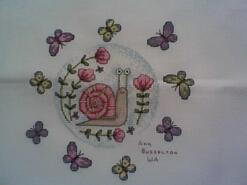 Cross stitch square for Brydi's quilt