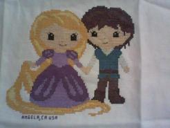 Cross stitch square for Sienna's quilt