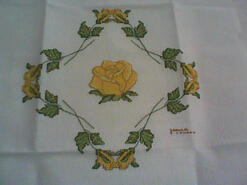 Cross stitch square for Tahani's quilt