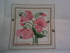 Cross stitch square for Tahani's quilt