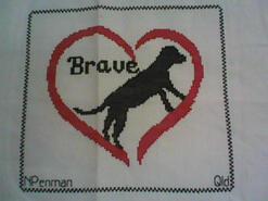 Cross stitch square for Kade's quilt