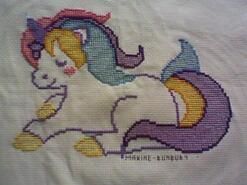 Cross stitch square for Bronte H's quilt