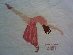 Cross stitch square for Brydi's quilt