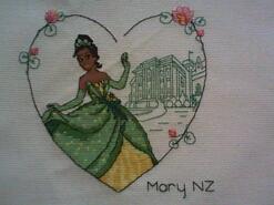 Cross stitch square for Lilli's quilt