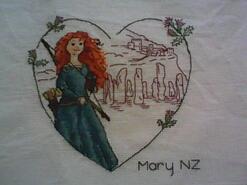 Cross stitch square for Rhi's quilt