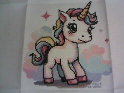 Cross stitch square for Sienna-Violet's quilt