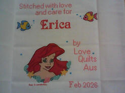 Cross stitch square for Erica's quilt