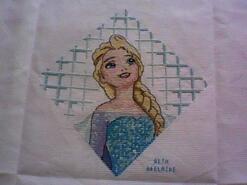 Cross stitch square for Lilli's quilt