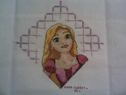 Cross stitch square for Lilli's quilt