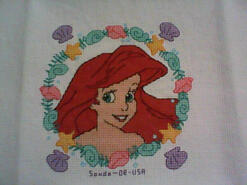 Cross stitch square for Lilli's quilt