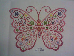 Cross stitch square for Grace B's quilt