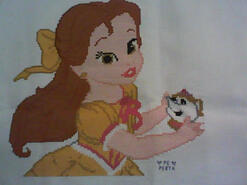 Cross stitch square for Lilli's quilt