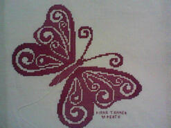 Cross stitch square for Grace B's quilt