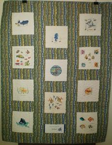 Photo of (QUILTED) Wonderful Water Creatures E02s quilt