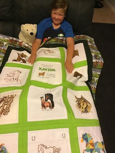 Photo of Xavier s quilt