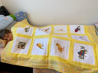 Photo of Arya Bs quilt