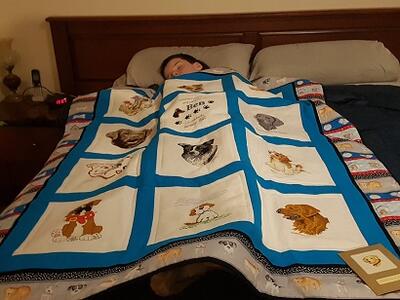 Photo of Ben  Ts quilt