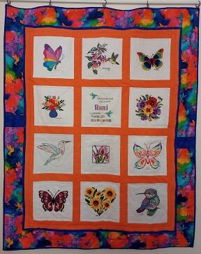 Photo of Ranis quilt