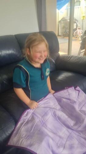 Photo of Sienna-Violets quilt