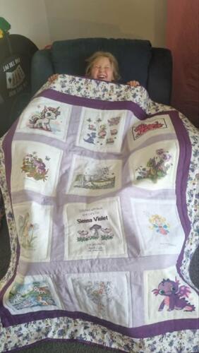 Photo of Sienna-Violets quilt