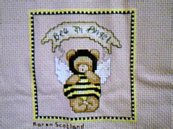 Cross stitch square for Kaylee B's quilt