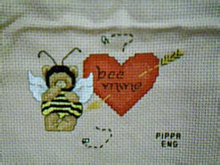Cross stitch square for Kaylee B's quilt